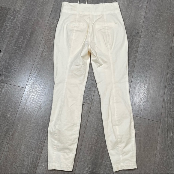 A.L.C. Women Kerrigan Lace-Up Skinny Pants Size 4 Ivoy - Picture 2 of 9